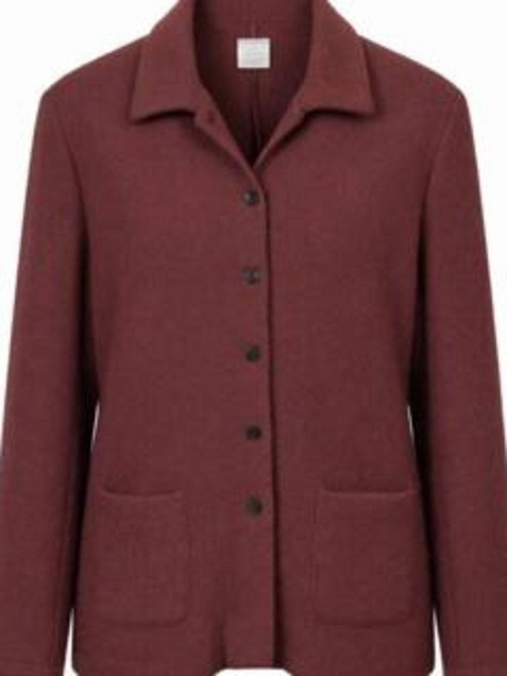 Moreno Martini Wool Jacket M Burgundy